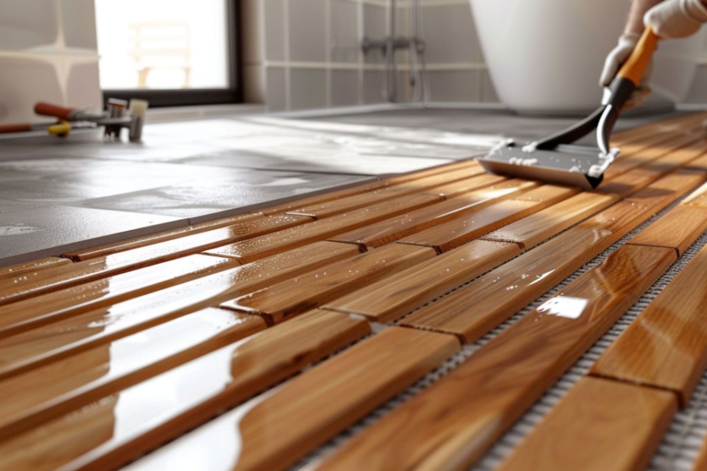 carrelage sur plancher bois sous couche