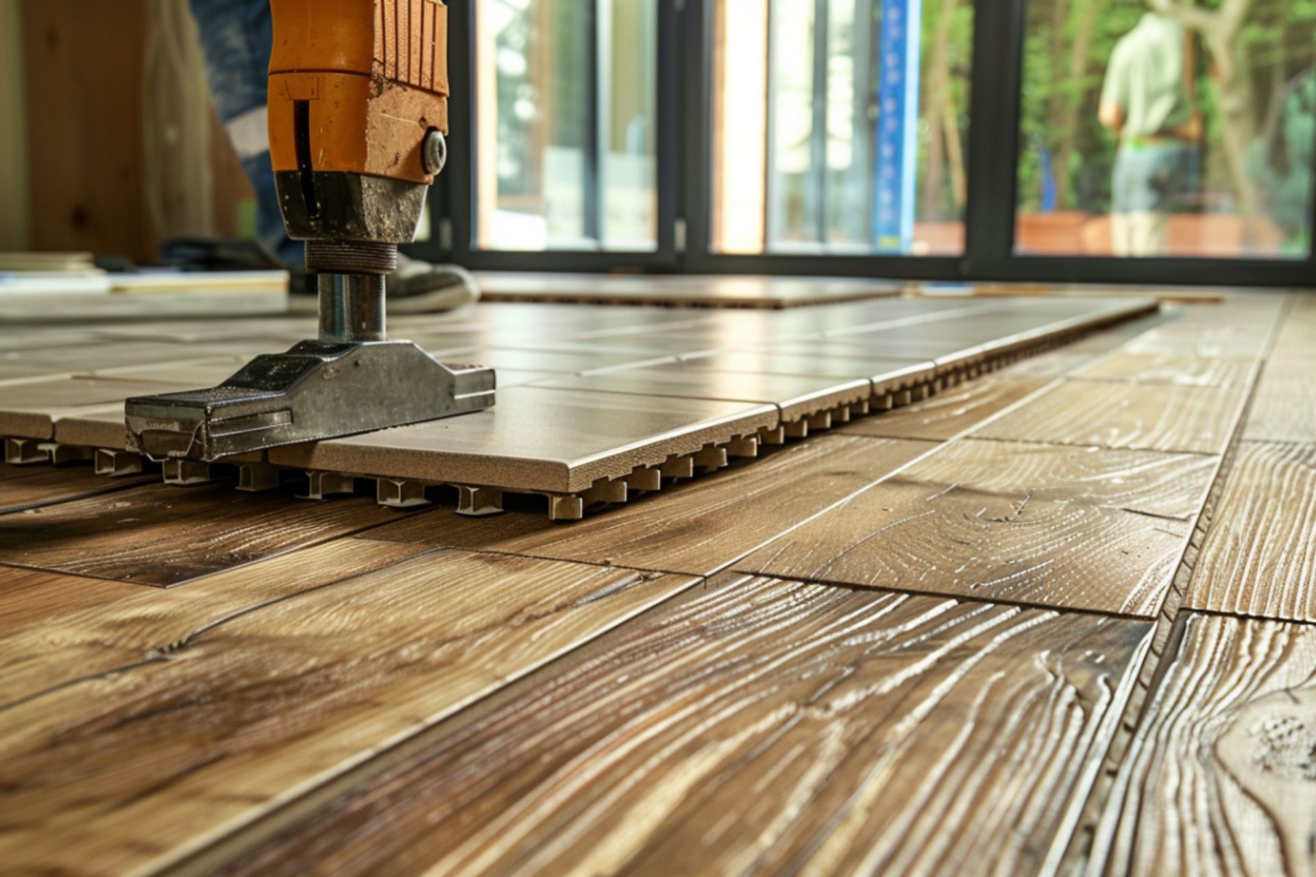 carrelage sur plancher bois